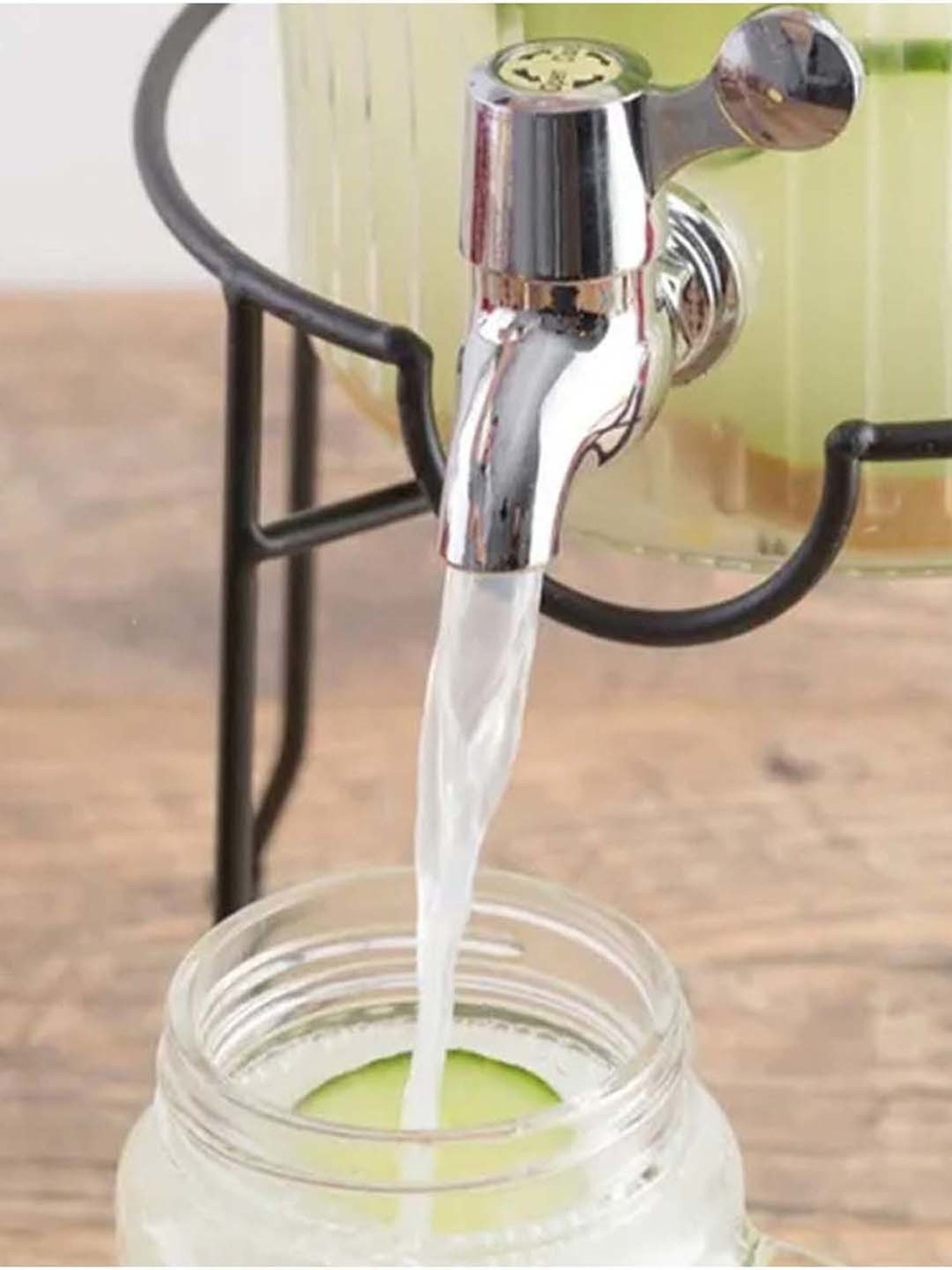 Kilner Silver Stainless Steel Drinks Dispenser Tap