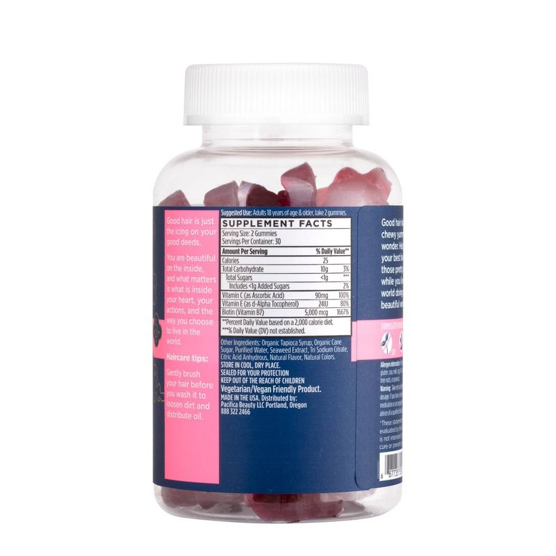 Pacifica Hair Nirvana Beauty Gummies - 60ct