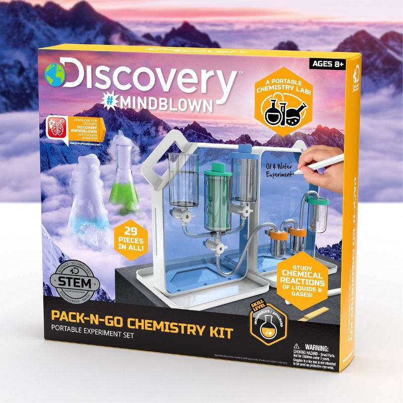 Discovery Kids Toy Chemistry Pack-N-Go Experiment Set 29pc