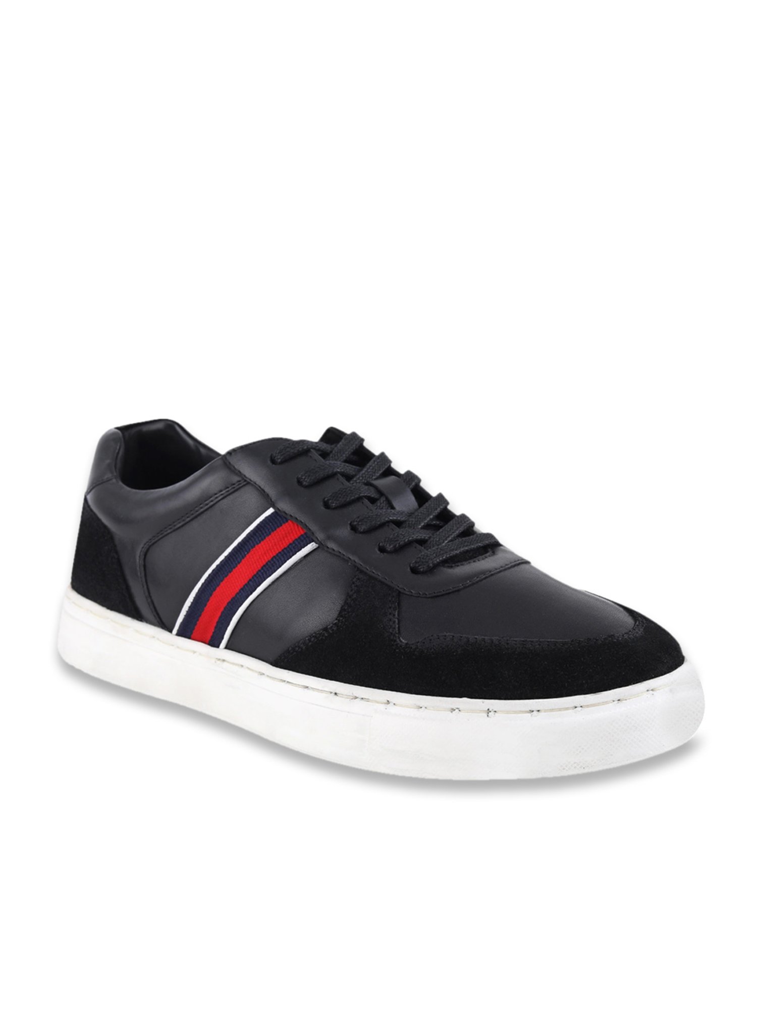 Ezok Men's Black Casual Sneakers