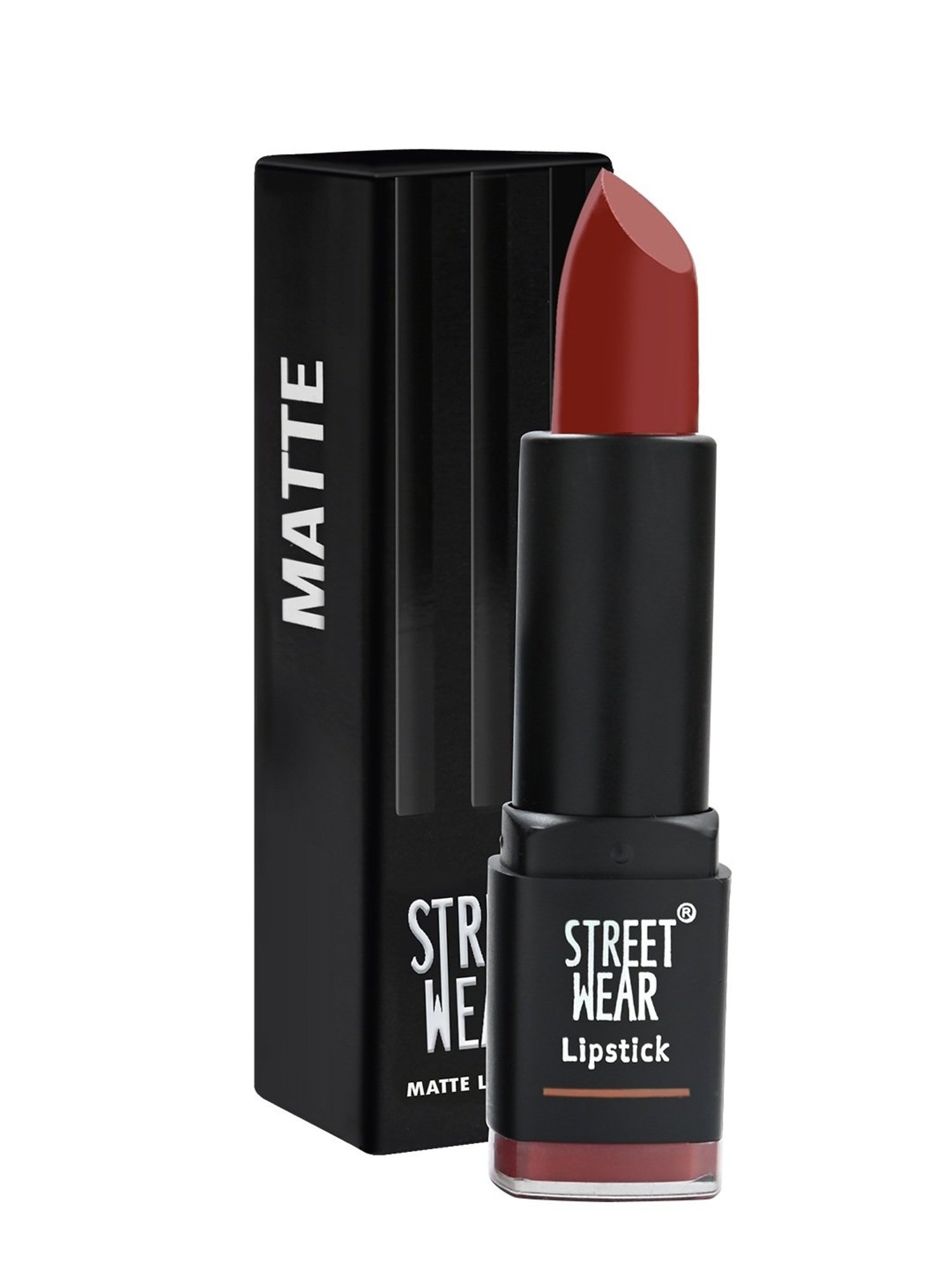Street Wear Matte Lipstick Brick Brown - 4.2 gm