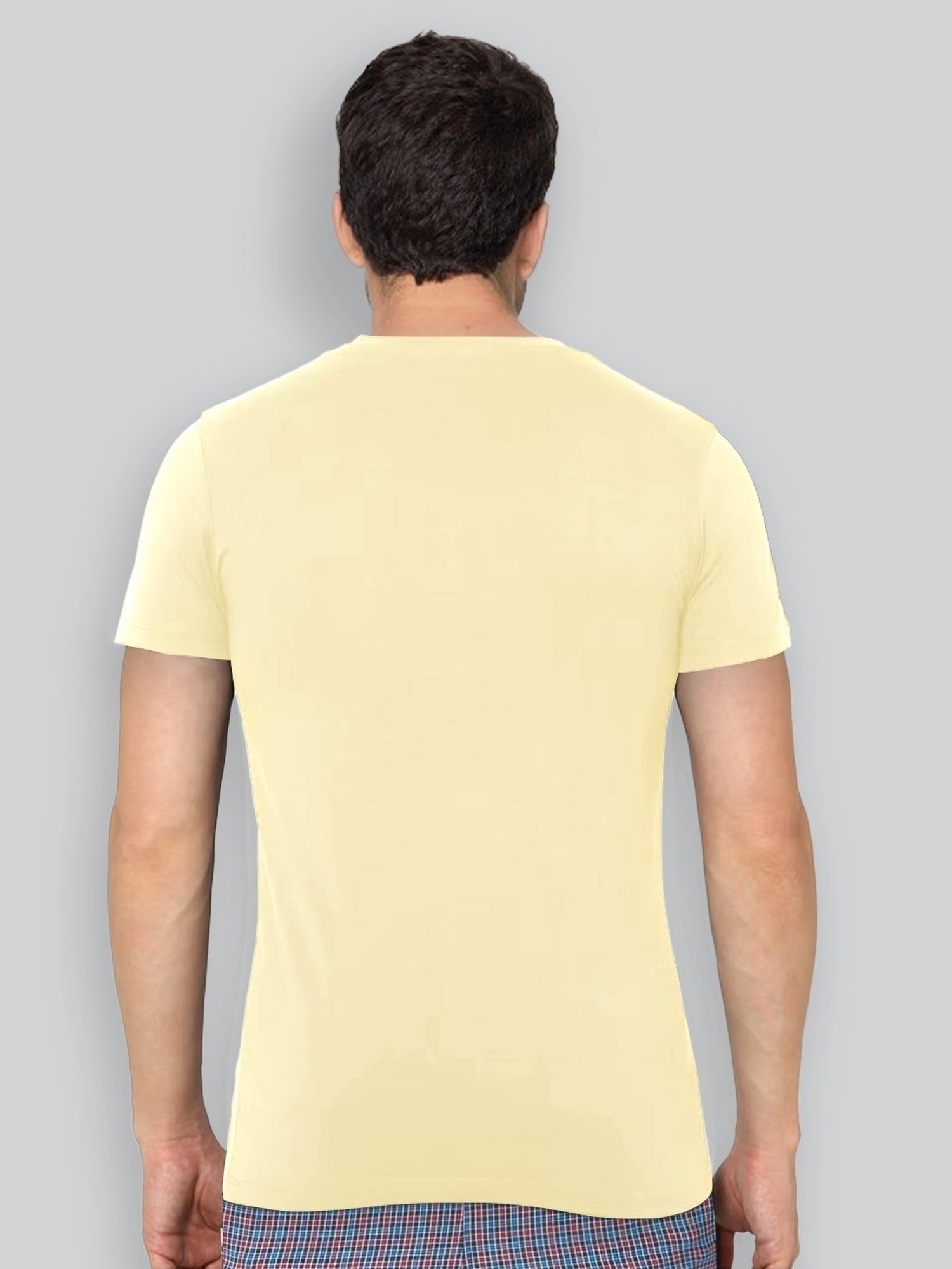 Lux Nitro Olive & Yellow Regular Fit T-Shirt Pack of - 2