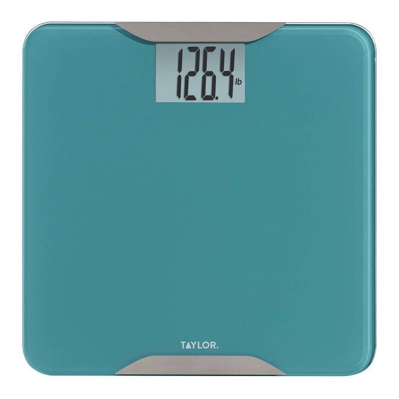 Glass Digital Scale with Stainless Steel Accents Green - Taylor