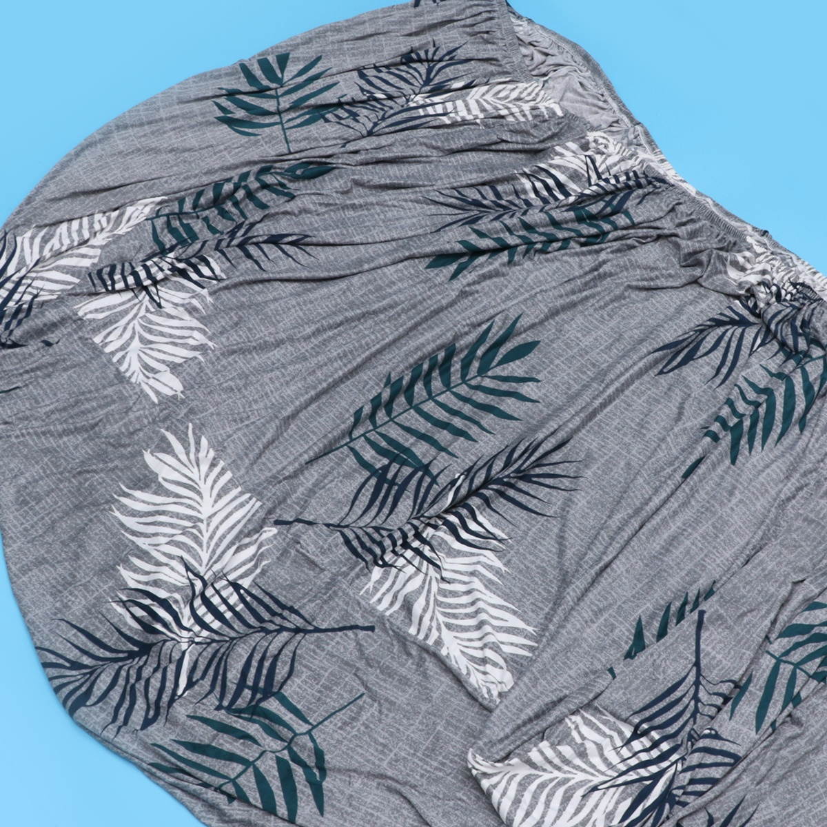 1PC Stretch Chair Sofa Cover Leaf Pattern Non-slip Elastic Couch Slipcover Sofa Protector (Suit for Sofa Length Range 90-140cm)