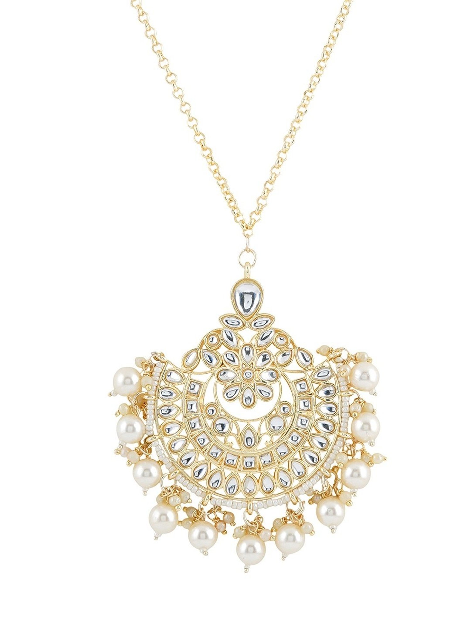 Teejh Yutika Pearl & Polki Necklace for Women