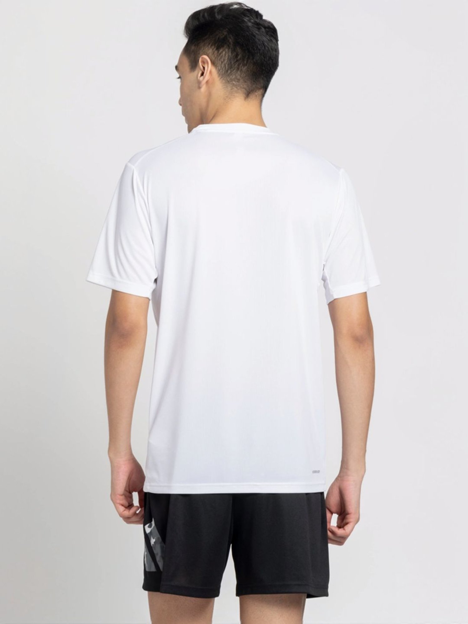 Adidas White Regular Fit T-Shirt