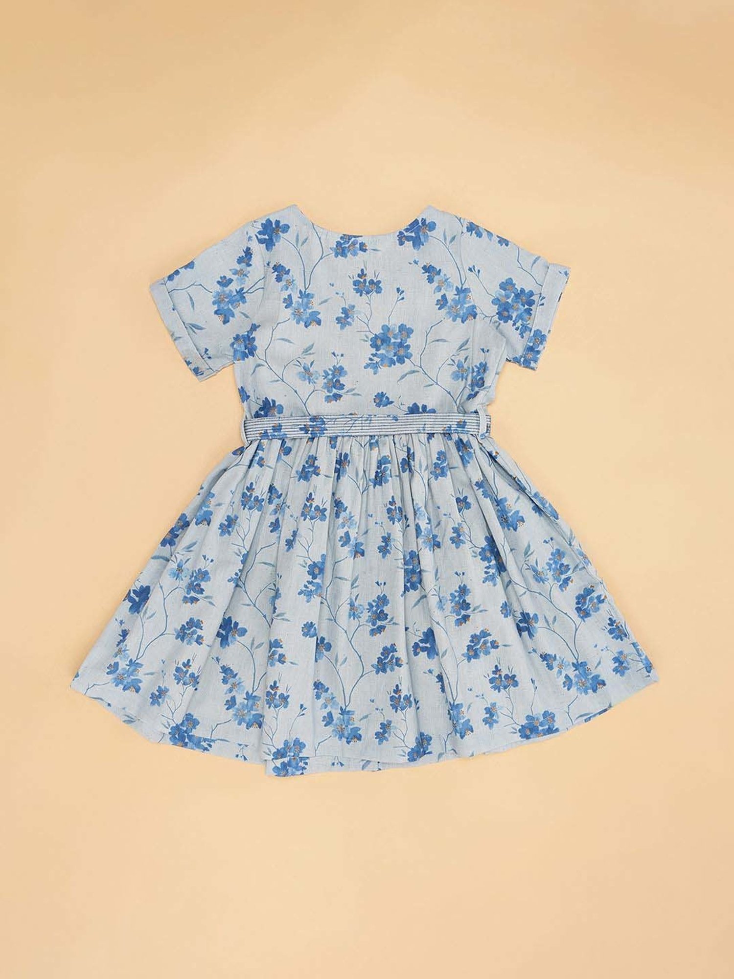 Budding Bees Kids Multicolor Floral Print Dress