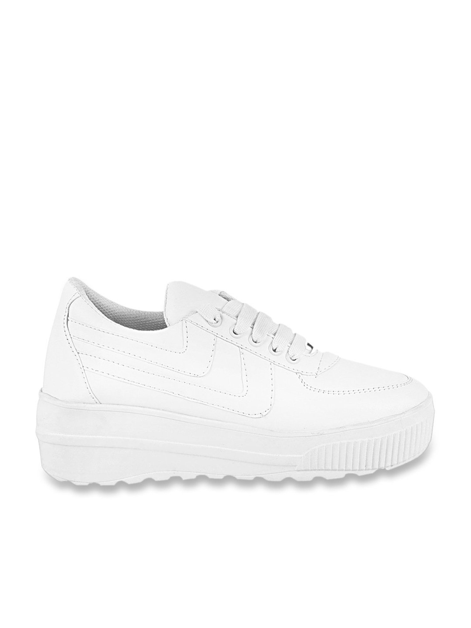 Shoetopia Women's White Sneakers