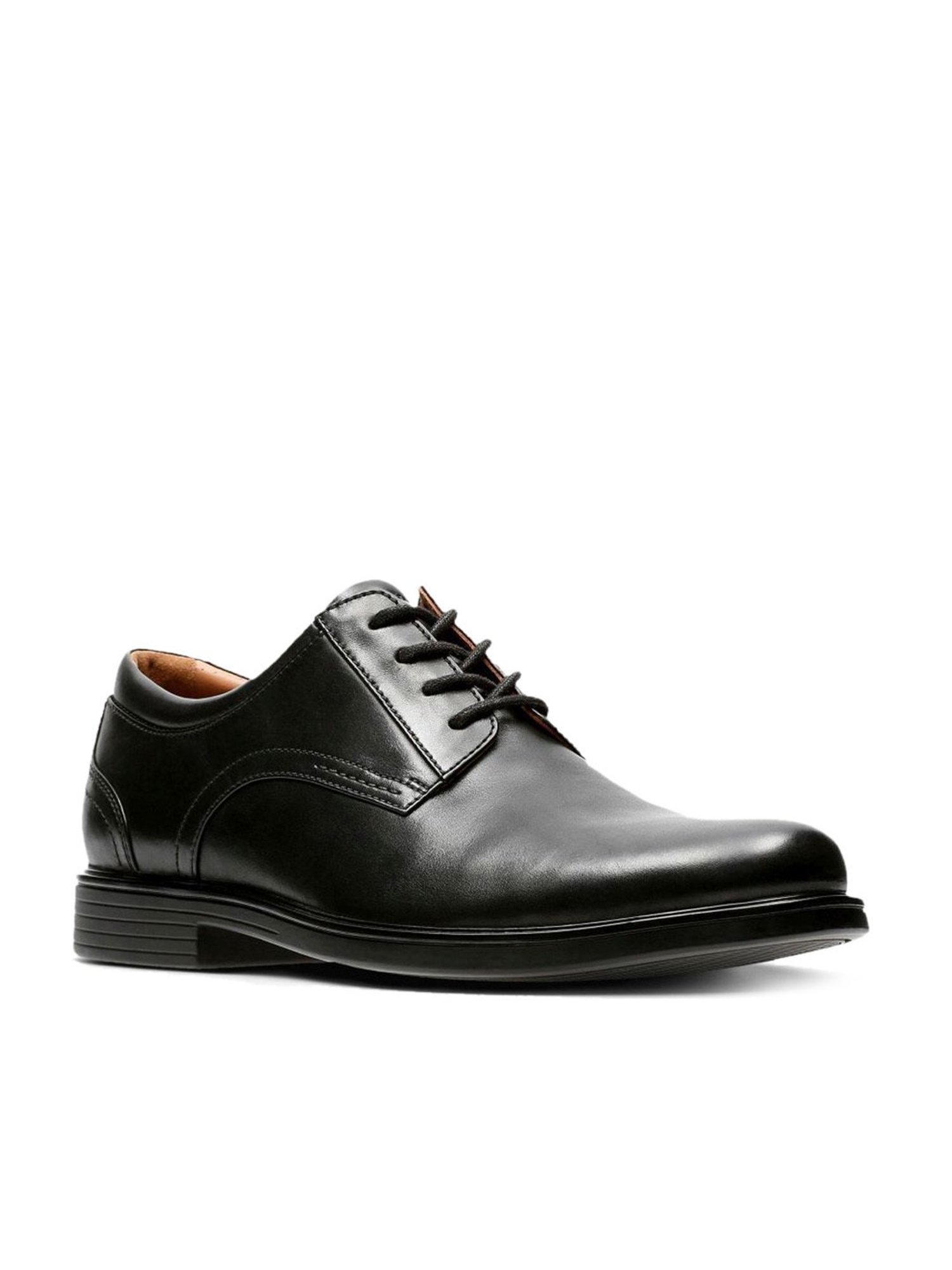 Clarks Men's Un Aldric Black Derby Shoes