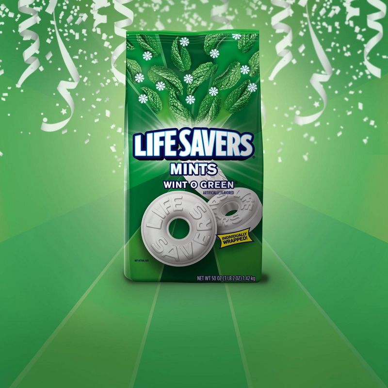 Life Savers Wint O Green Mint Candies - 50oz