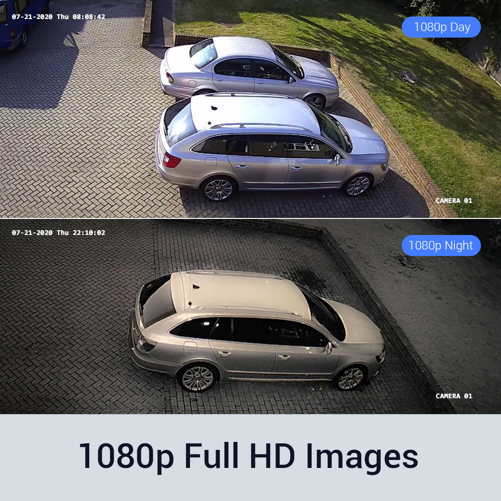 ANNKE 8 Channel CCTV Security Camera System 3MP 5-in-1 DVR with 4&times;1080P HD Weatherproof Cameras, Motion Alert, Remote Access with 2TB