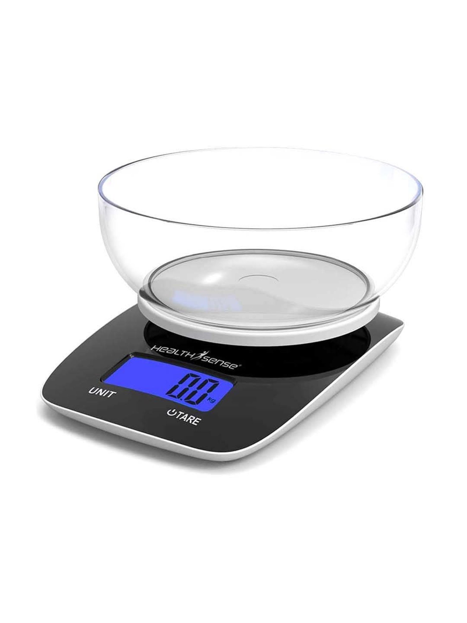 HealthSense Chef-Mate KS-33 Digital Kitchen Weighing Scale (Black)