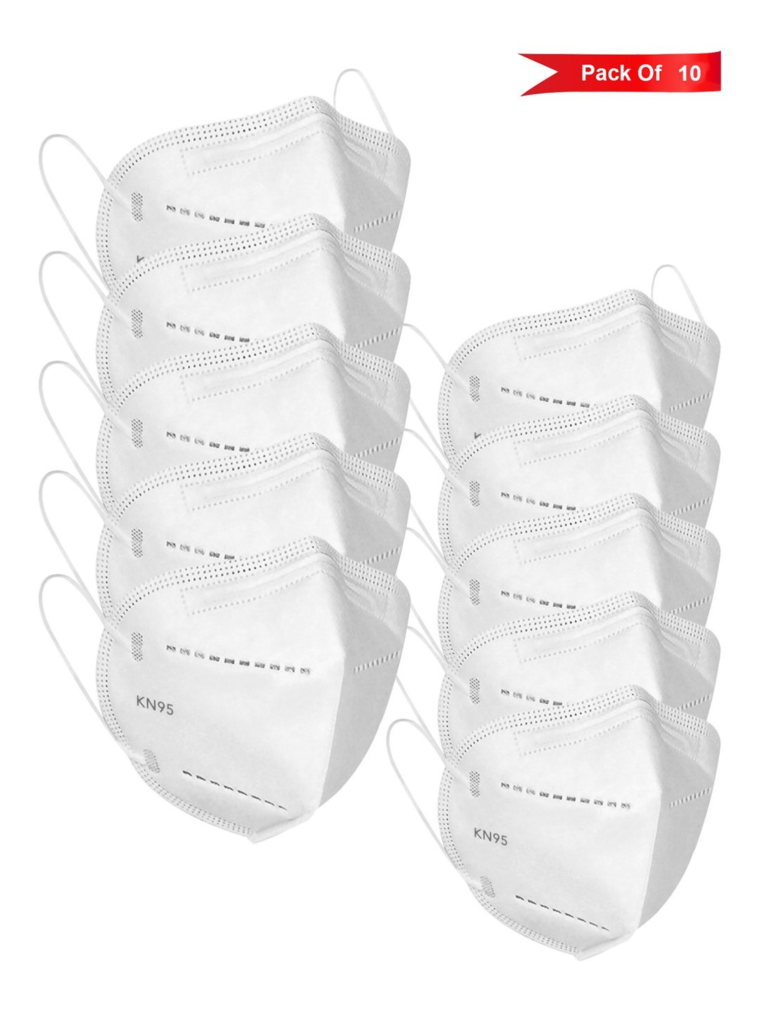 Globex Disposable KN95 Face Masks - Pack of 10