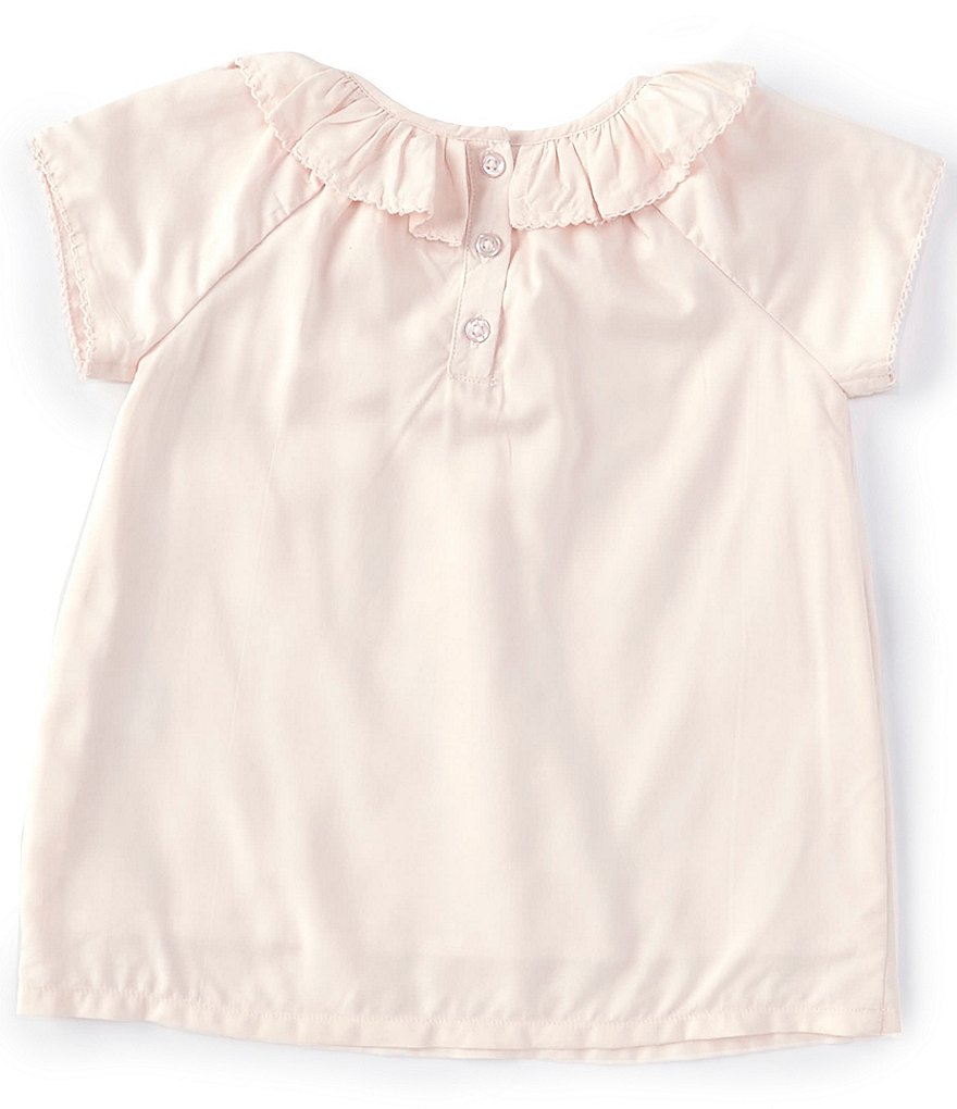 Mud Pie Little Girls 1-5 Long-Sleeve Sequin Pumpkin Tee