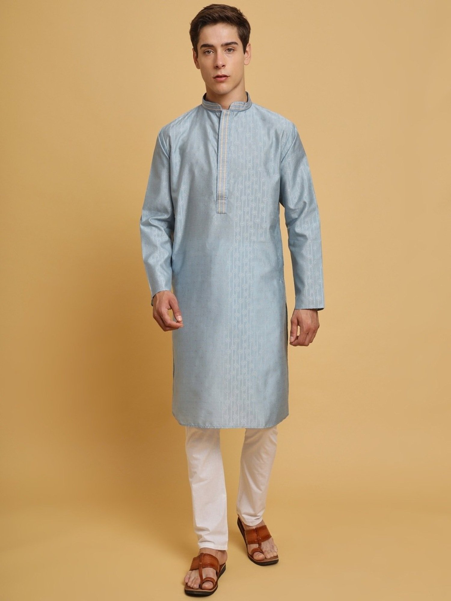 SWAGG INDIA Blue Regular Fit Kurta