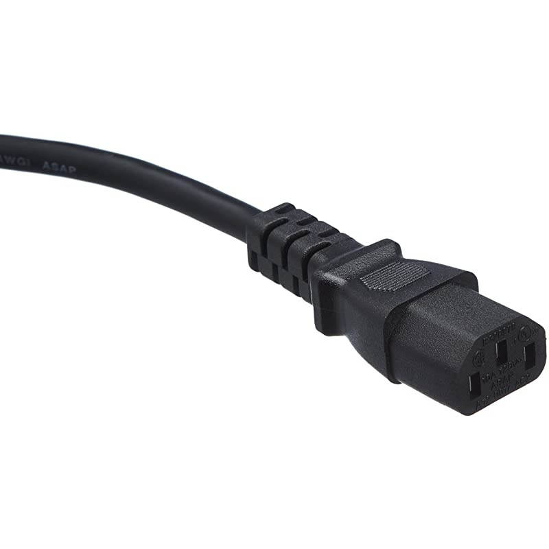 Power Cord 15Foot Black 5Pack