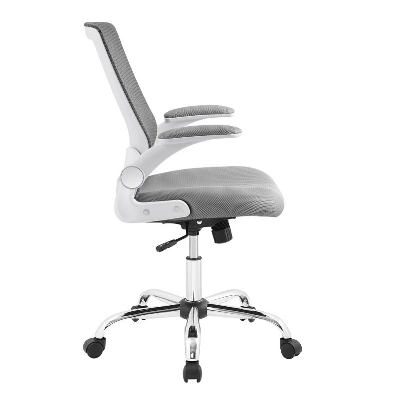 Works Creativity Mesh Office Chair with Chrome Base Gray - Serta