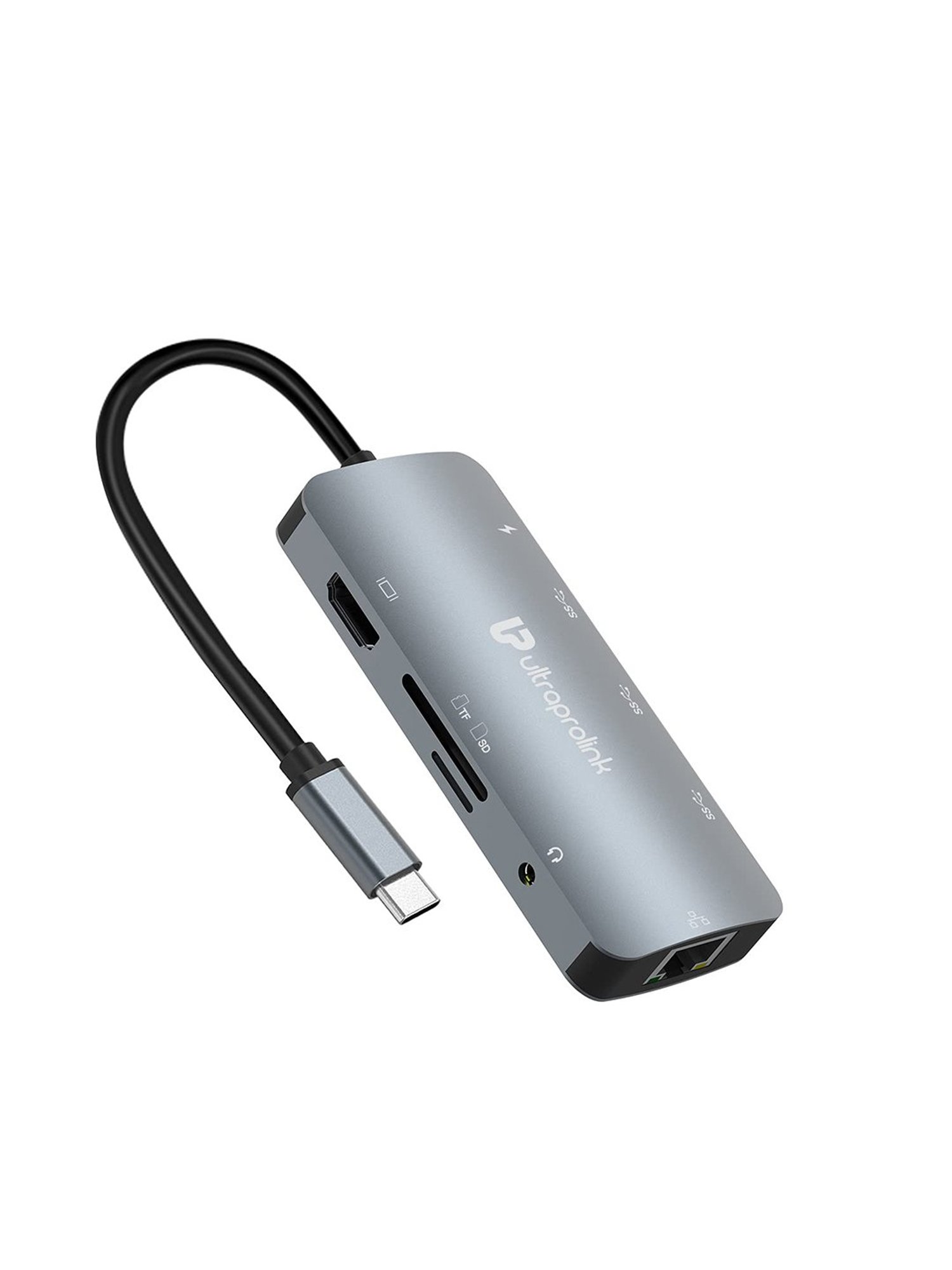 ULTRAPROLINK Pro UL1057 9-in-1 Type C USB Hub (Silver)