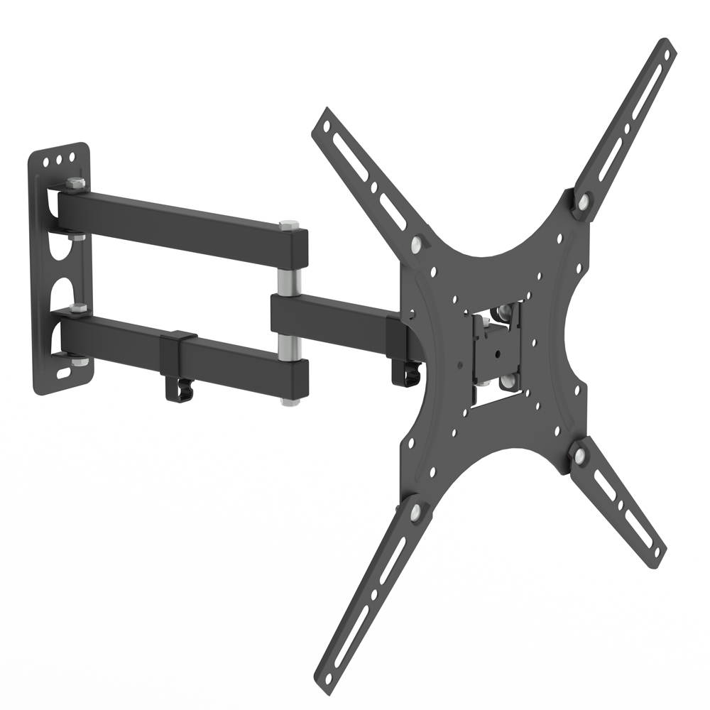 LEADZM 26-55" Adjustable Wall Mount Bracket Rotatable TV Stand with VESA 400x400 Holds up to 66lbs with Spirit Level