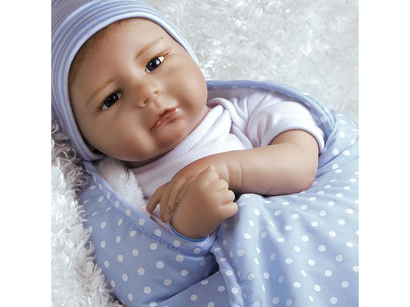 Paradise Galleries Silicone Vinyl Reborn Baby Boy, 20 inch Newborn Baby Bundles: All The Ladies Love Me, 7-Piece Ensemble