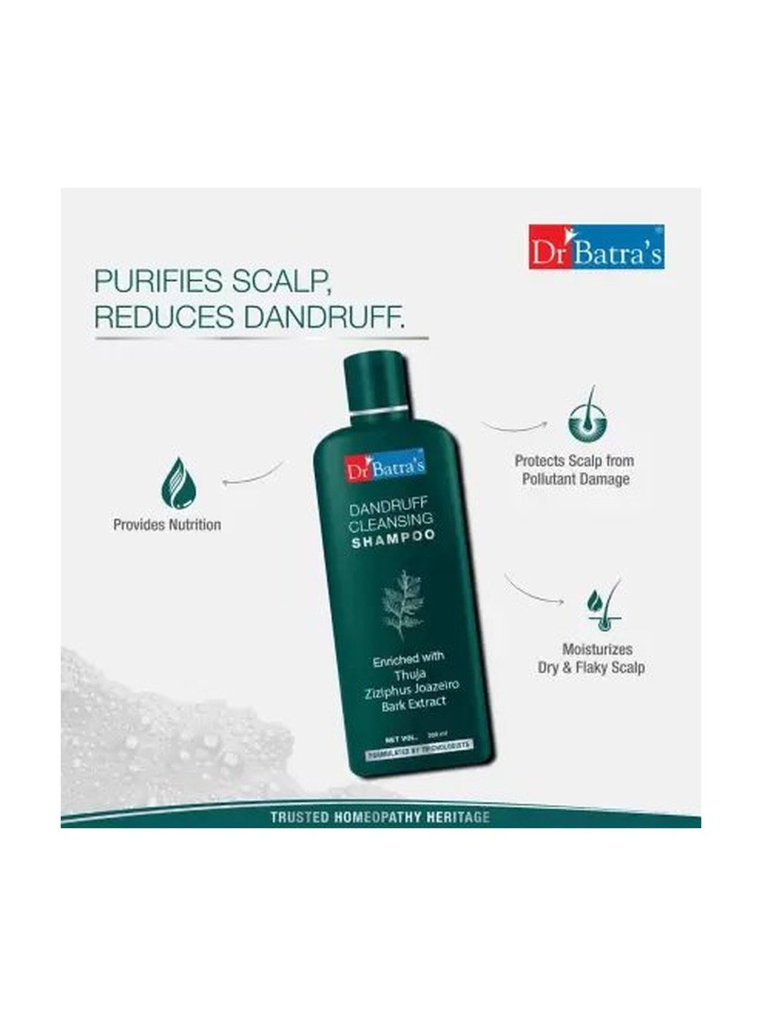 Dr. Batra's Dandruff Cleansing Shampoo (Pack of 3)