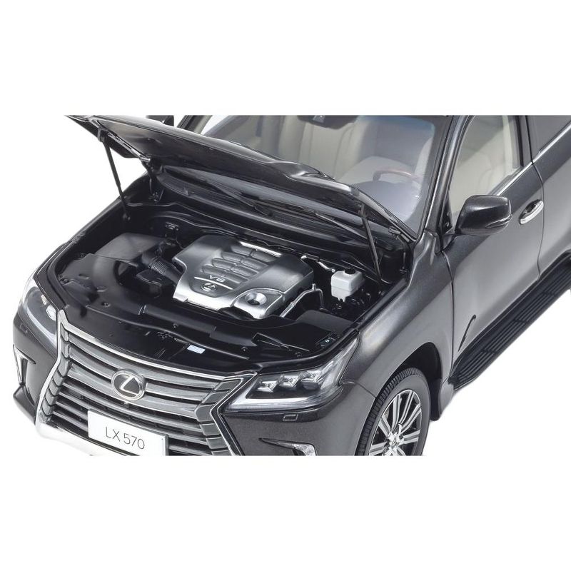 Lexus LX570 Starlight Black Metallic 1/18 Diecast Model Car by Kyosho