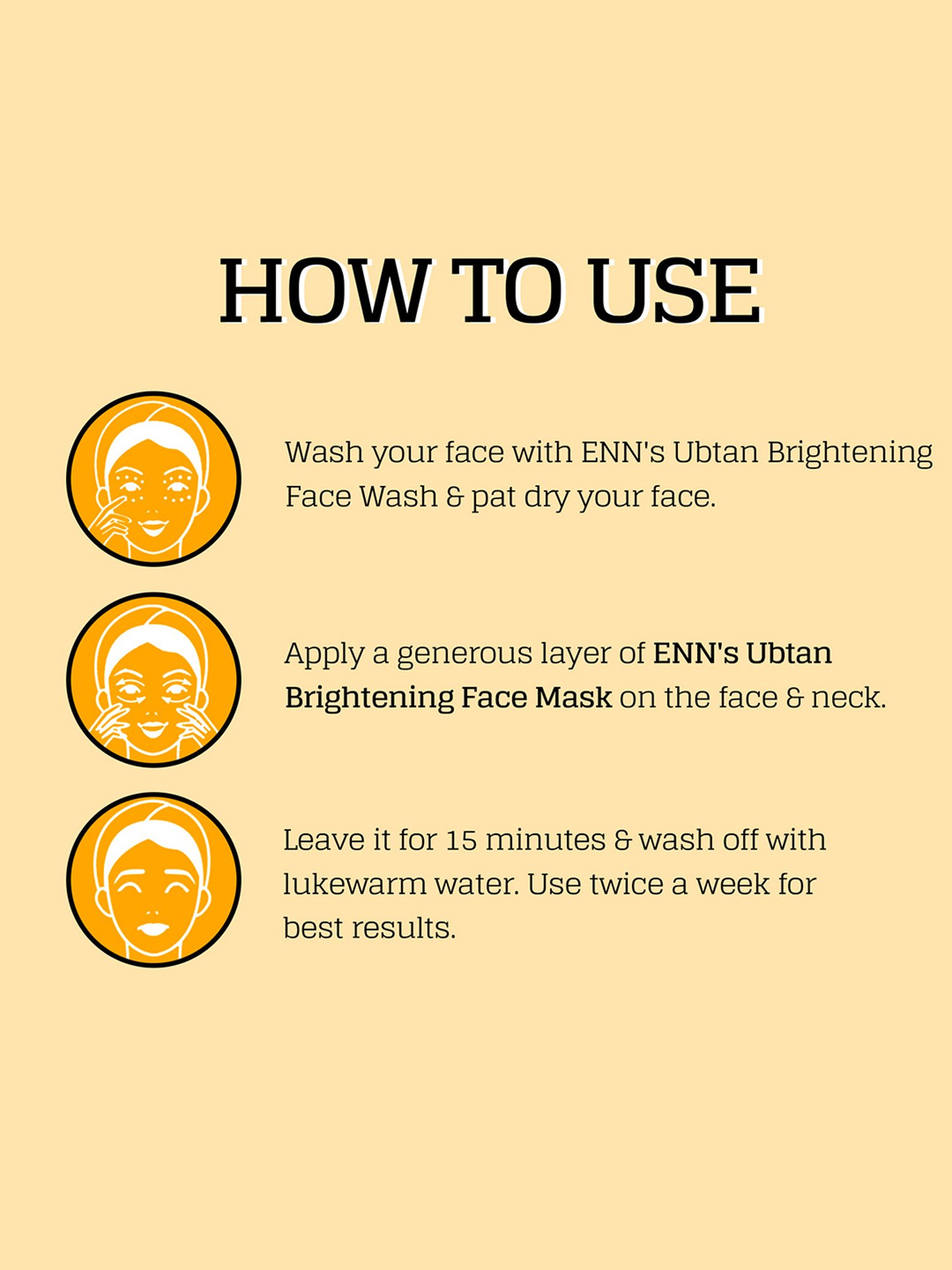 ENN Litt Up Ubtan Brightening Face Mask - 60 gm