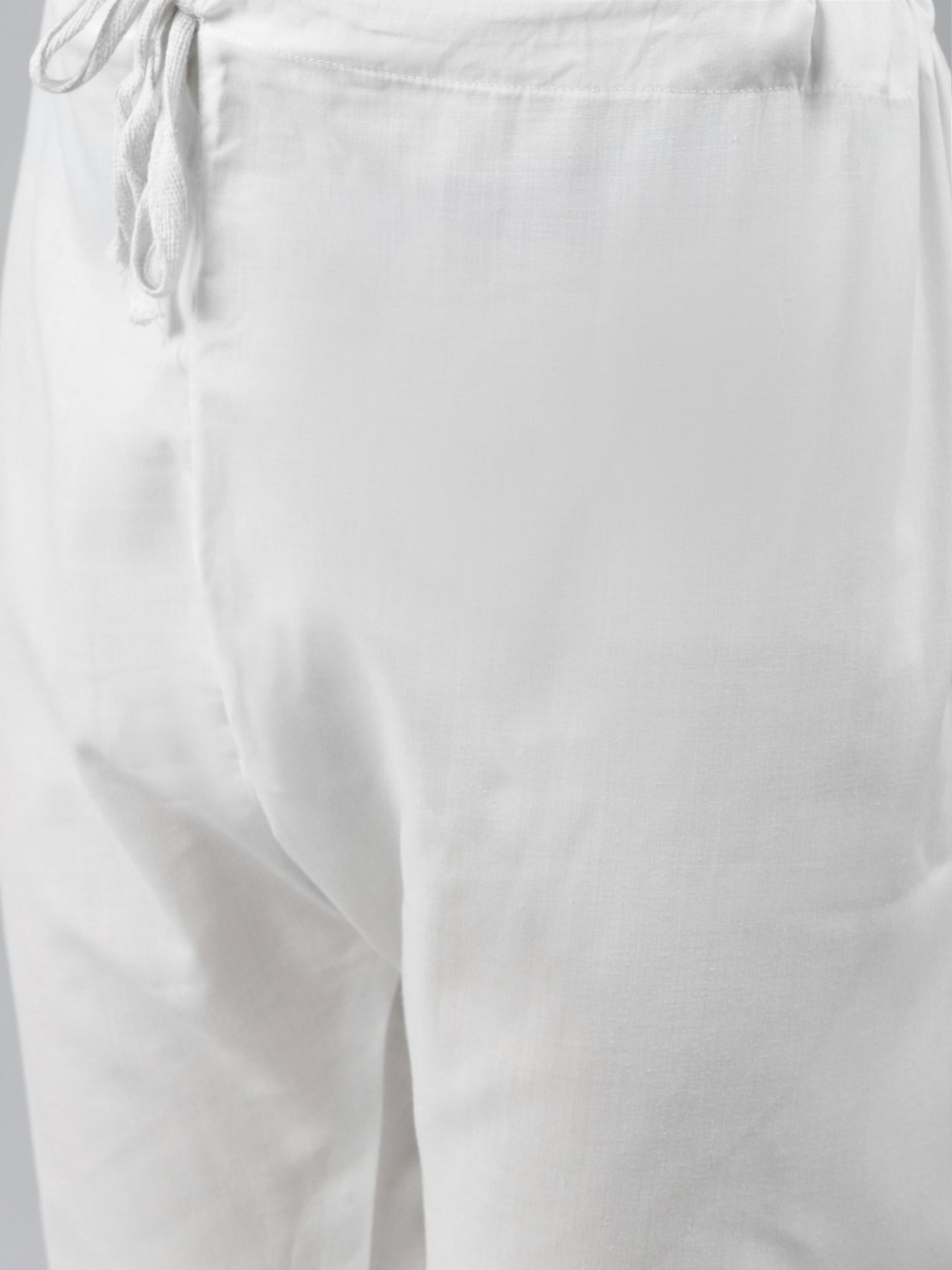 ManQ Black Regular Fit Printed Ethnic Wear