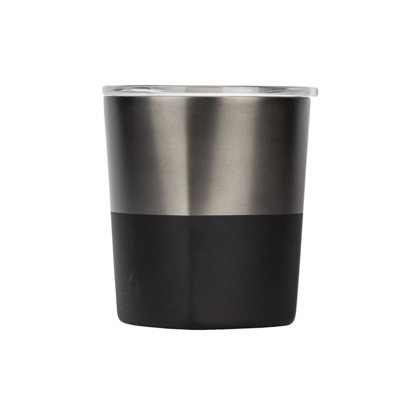 Reduce 10oz Lowball Tumbler Monotone Metallic Charcoal
