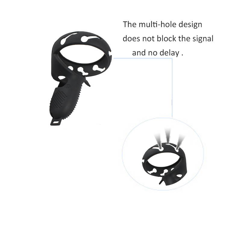 VR Accessories Protective Cover For Oculus Quest 2 VR Touch Controller Case With Knuckle Strap Handle Grip For Oculus Quest 2