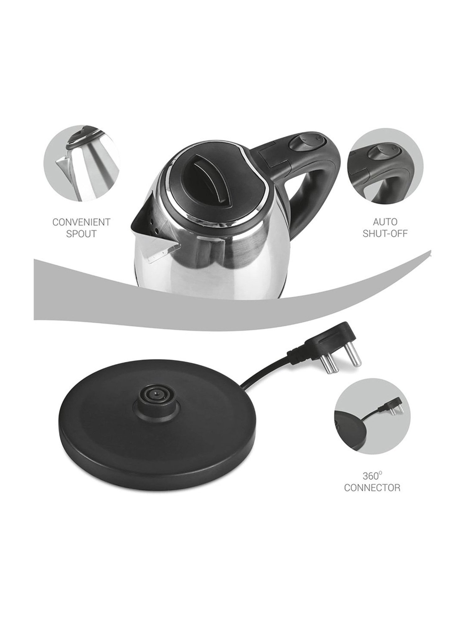 Pigeon by Stovekraft Swift Multi Cook Kettle 1.5L (Blue)