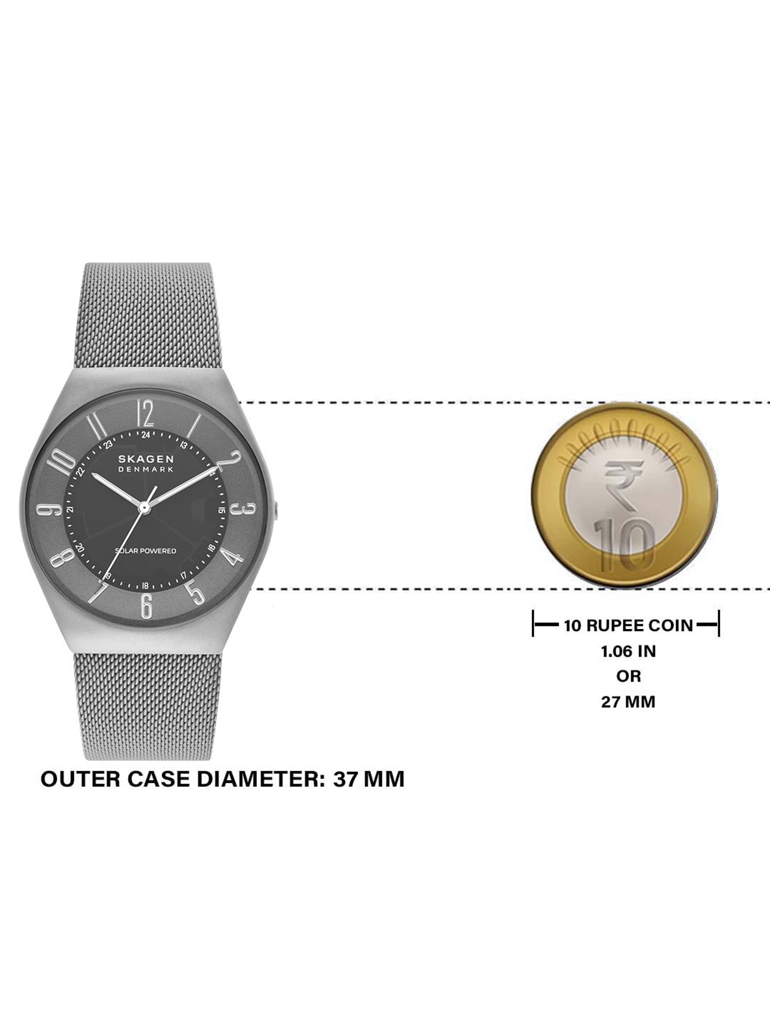 Skagen SKW6836 Grenen Solar Powered Analog Watch for Men