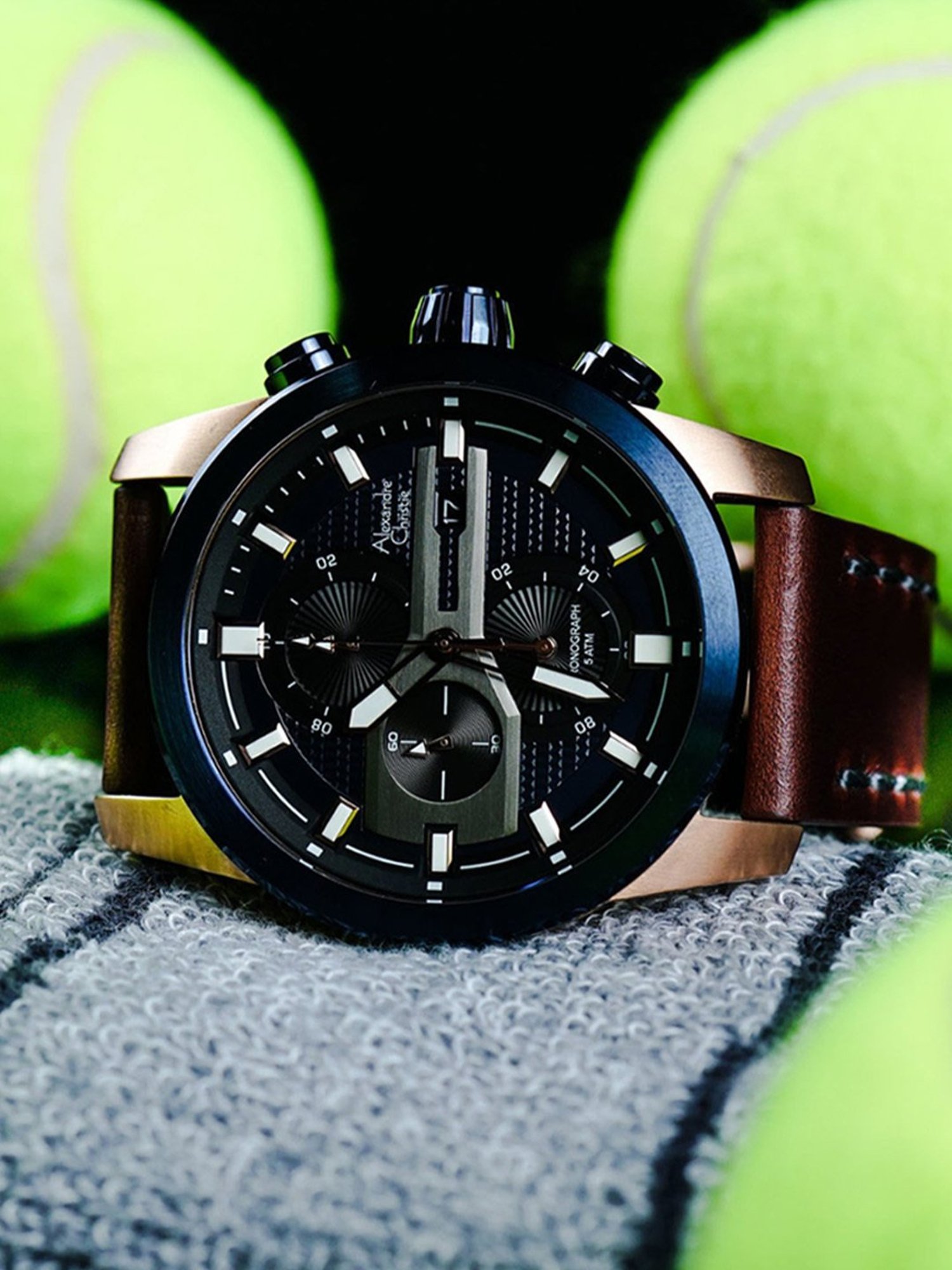 ALEXANDRE CHRISTIE 6562MCLBRBA Chronograph Watch for Men