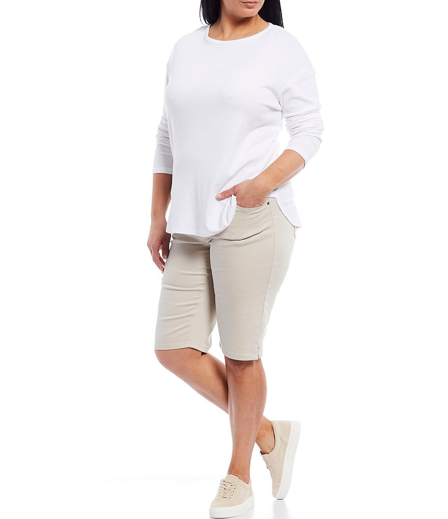 Code Bleu Plus Size Chelsea Bermuda Shorts