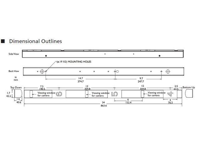 Computar Ganz High Quality CCTV Height Strip Camera HSW-H30