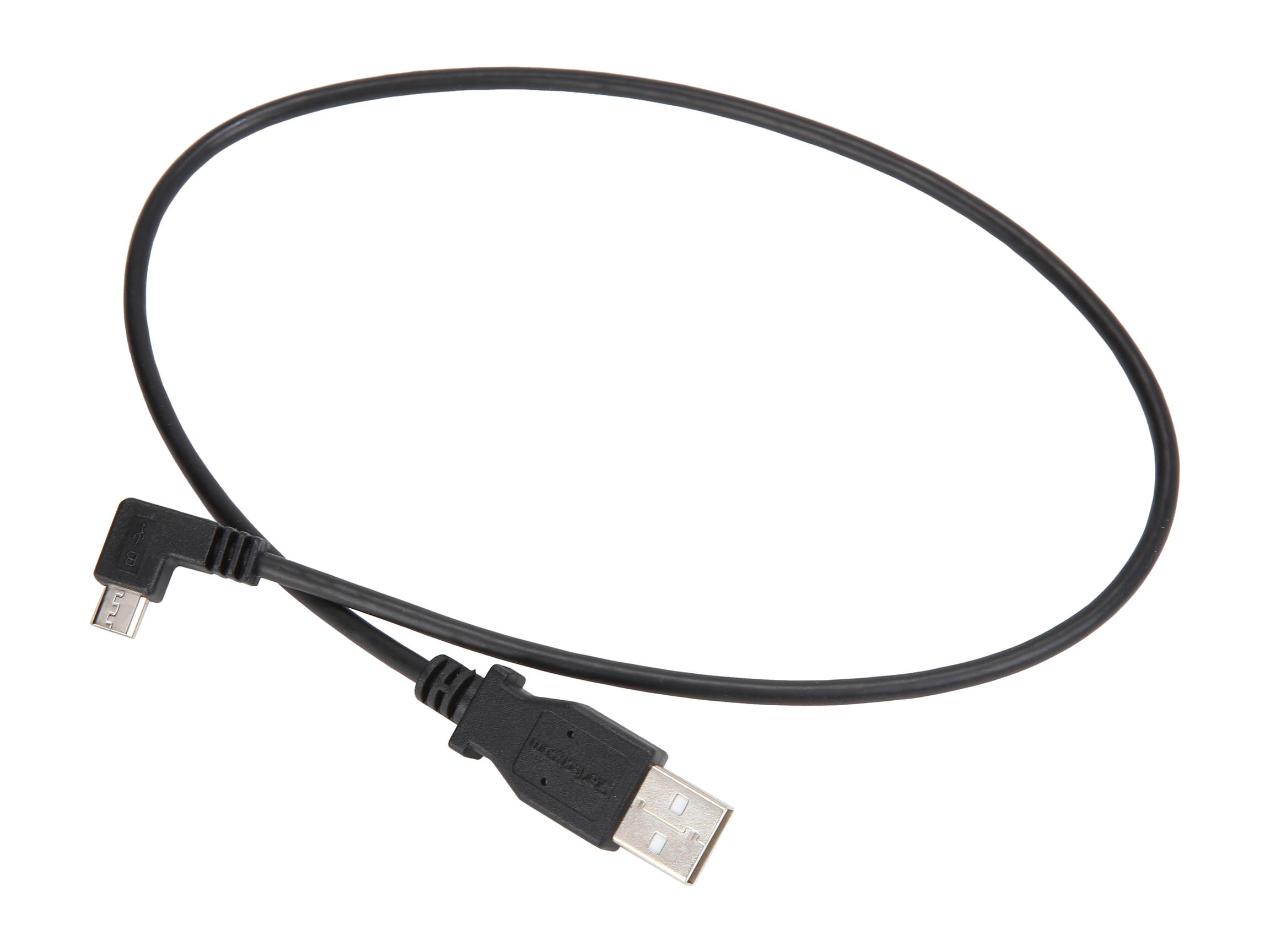 StarTech.com USBAUB50CMLA Micro-USB Charge-and-Sync Cable M/M - Left-Angle Micro-USB - 24 AWG