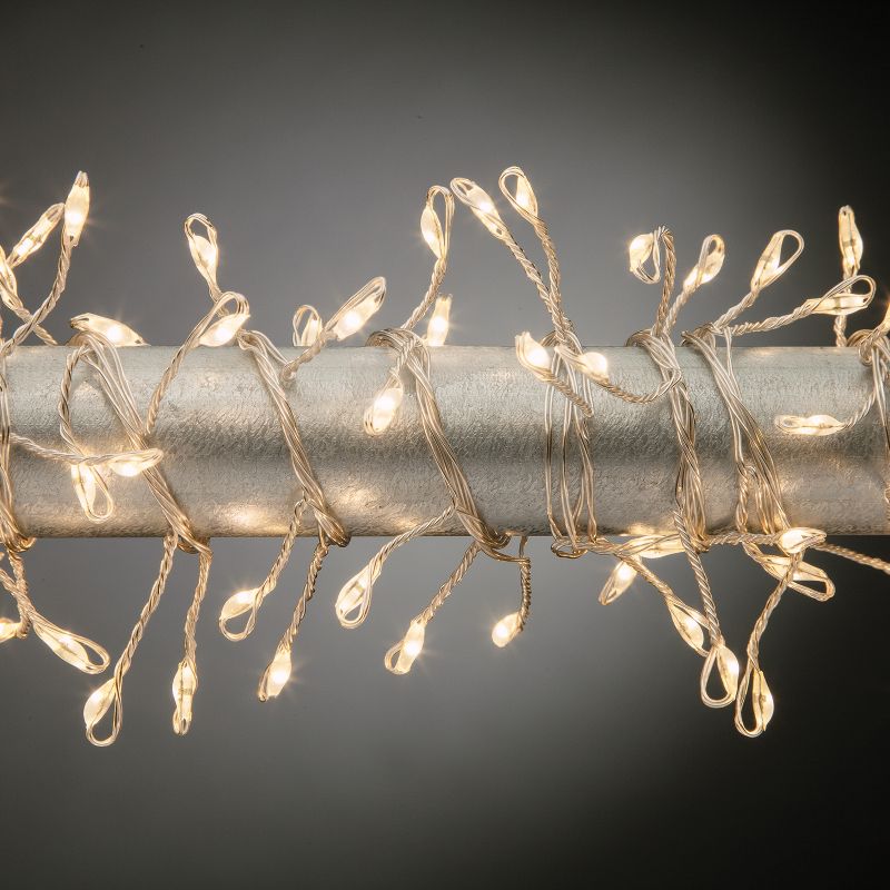 Everlasting Glow 6-Foot Long Electric Firecracker Garland with LED Lights and Multi-Function Controller