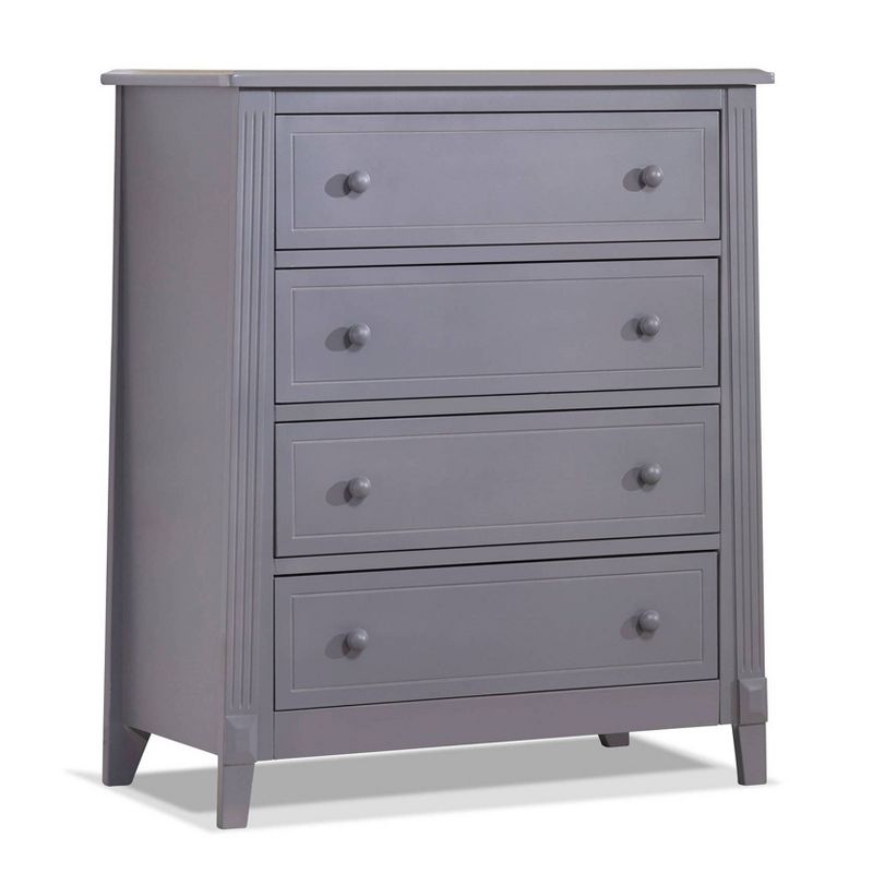 Sorelle Berkley 4 Drawer Chest Dresser Gray