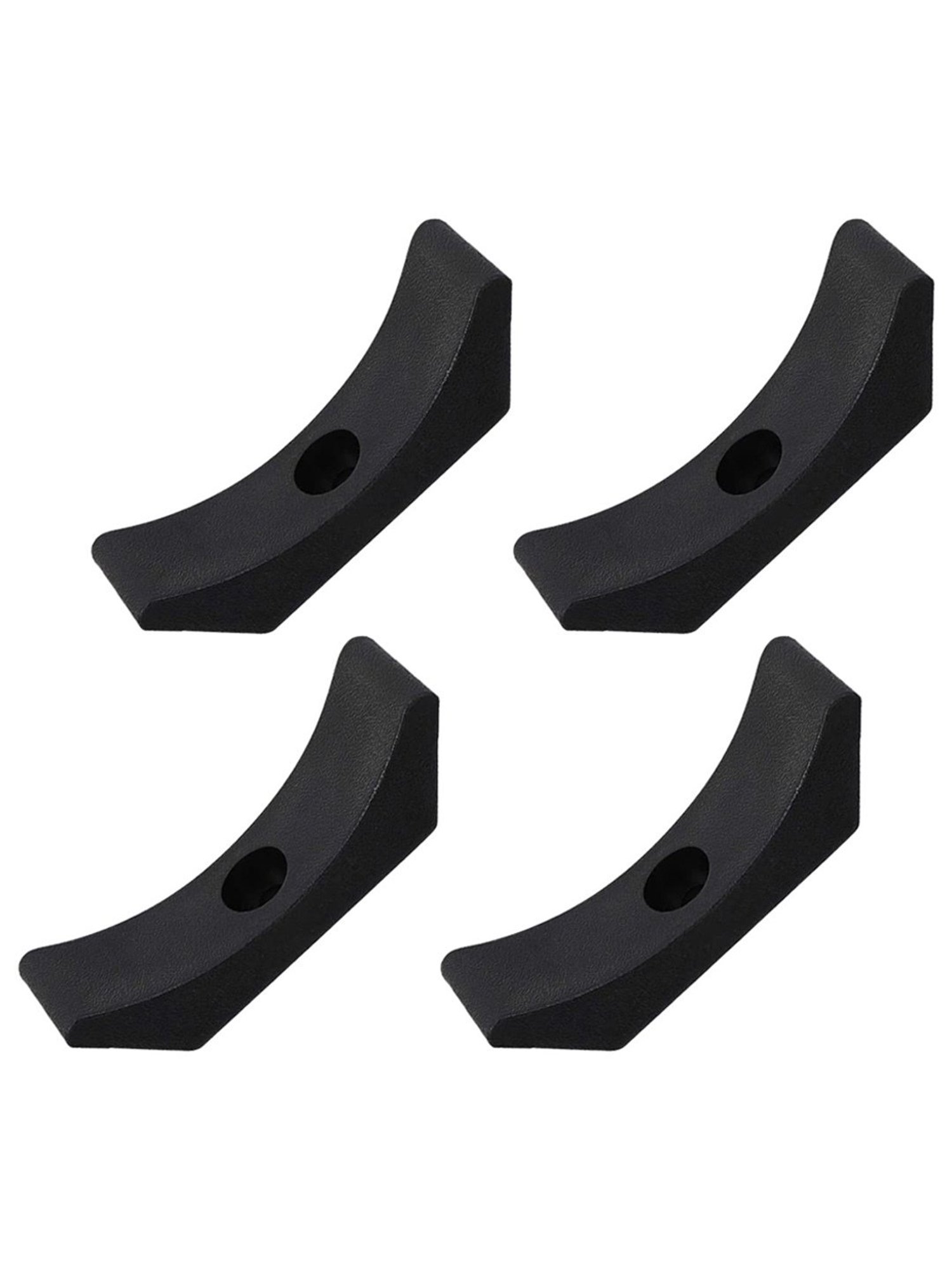B Fit PRO Style Dumbbell Saddles Dumbbell Rack Cradles Set of 4 (Black)