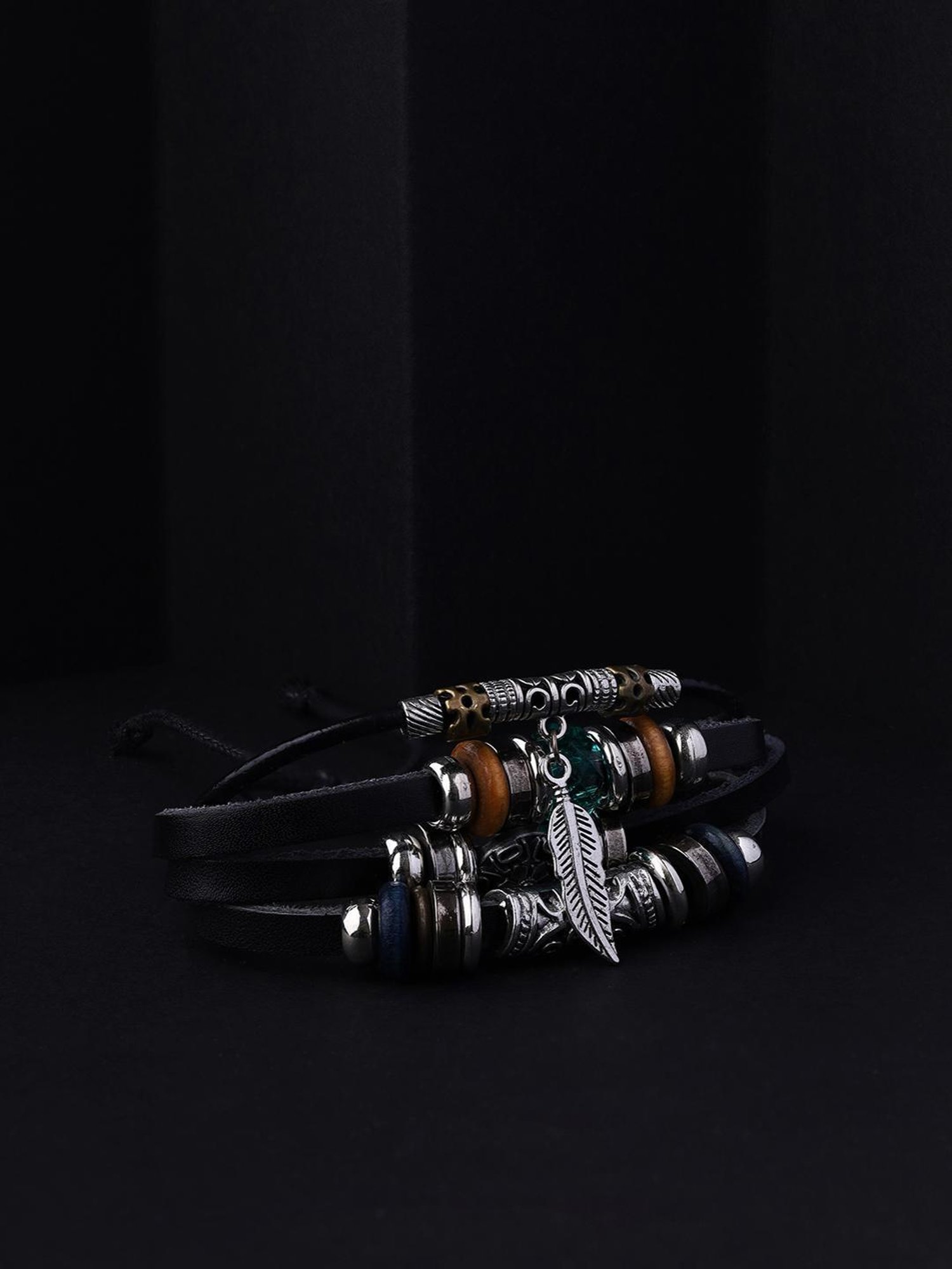 Bold by Priyaasi A Vintage Bracelet with Thread Accents