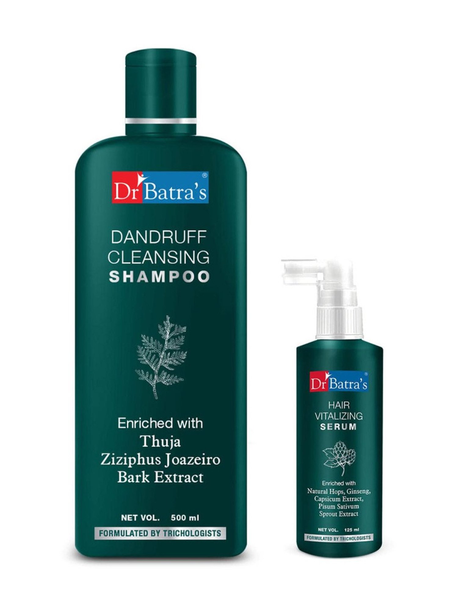 Dr. Batra's Hair Vitalizing Serum & Dandruff Cleansing Shampoo