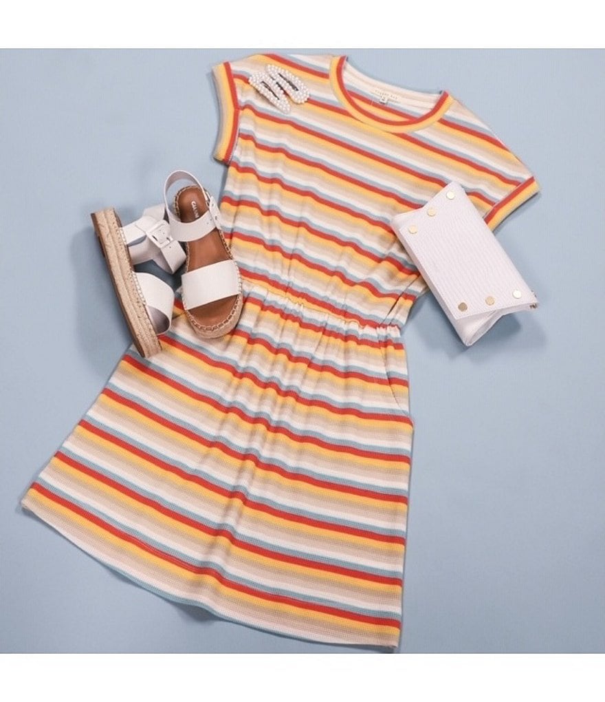 Gianni Bini Kaygan Leather Espadrille Flatform Sandals