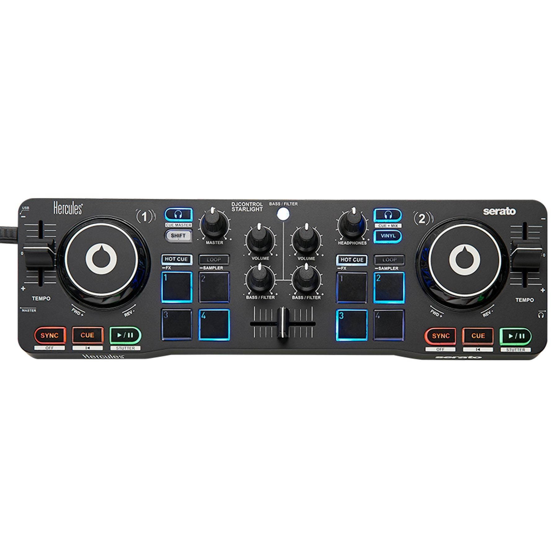 Hercules DJ Starterkit w/ Starlight DJ Monitor 32 HDP DJ M40.1 & Serato DJ Intro