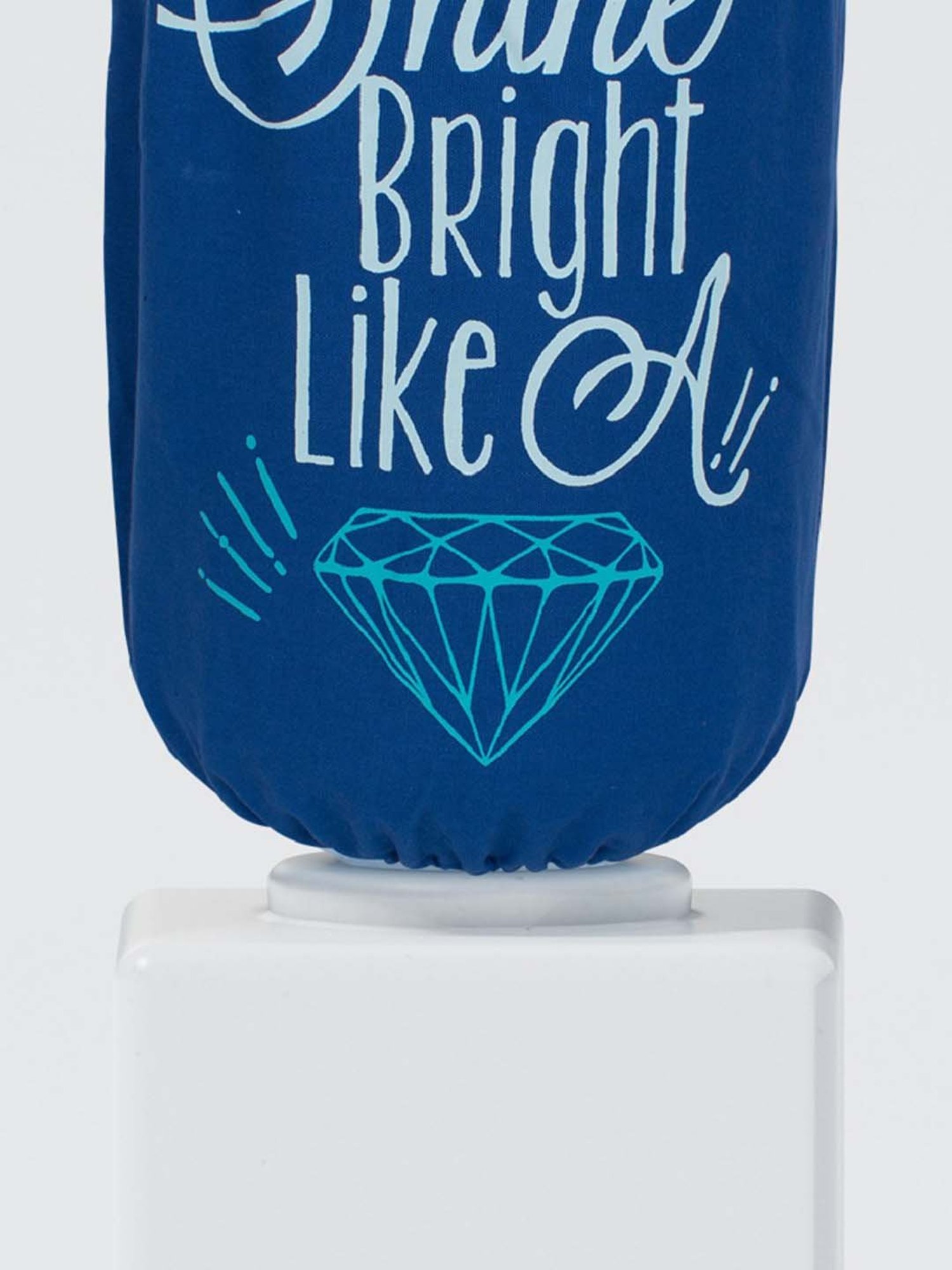 Swayam Navy Blue Cotton 20 Litre Water Dispenser Bottle Cover - Set of 1