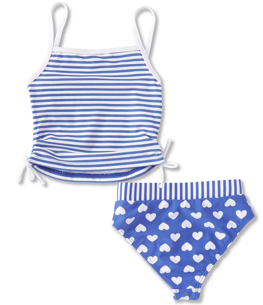 Tea Collection Little Girls 2-6 Printed Ruffled Tankini