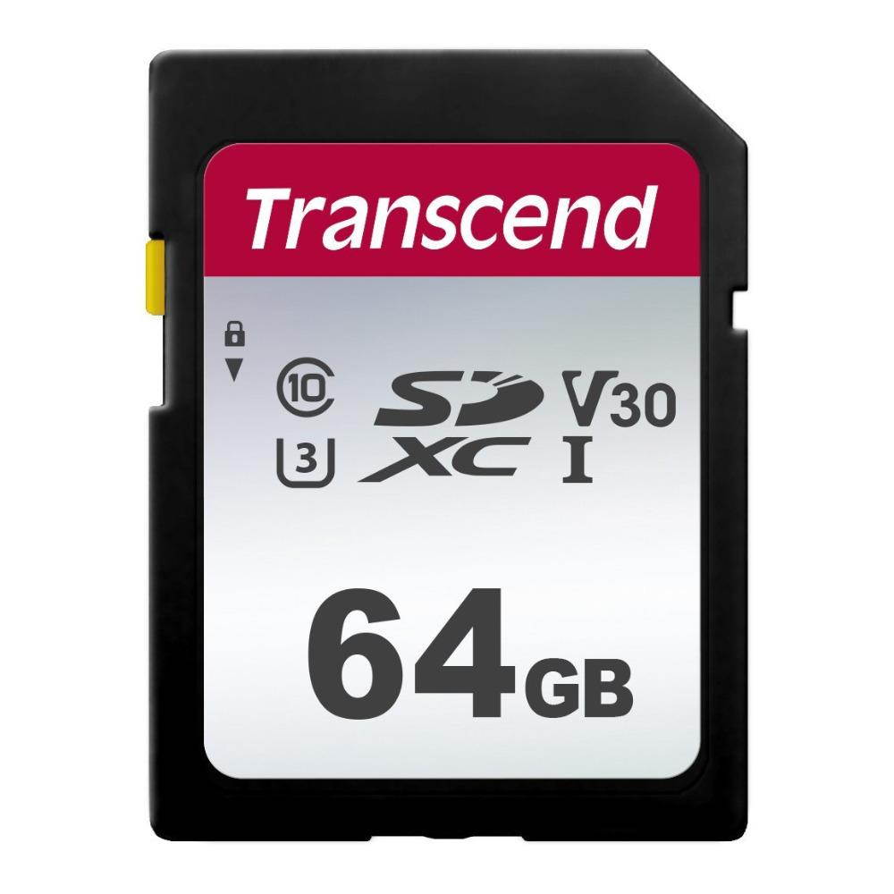 Transcend TS64GSDC300S 64GB UHS-I U3 SD Memory Card