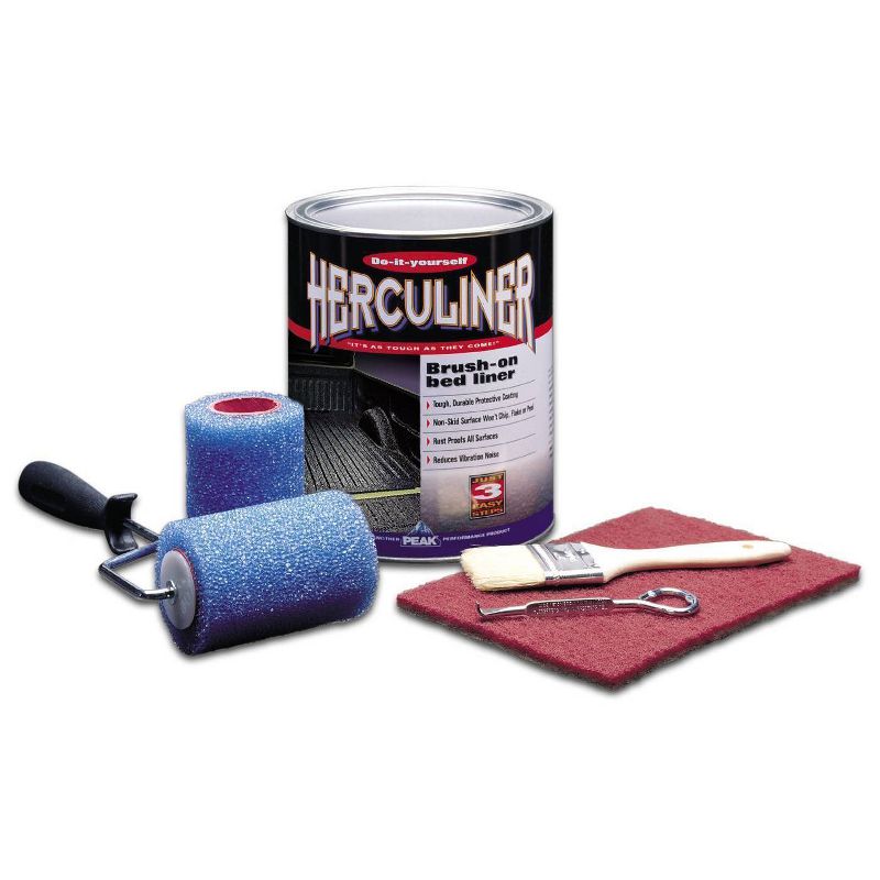 Peak Herculiner Truck Bed Liner Kit Black