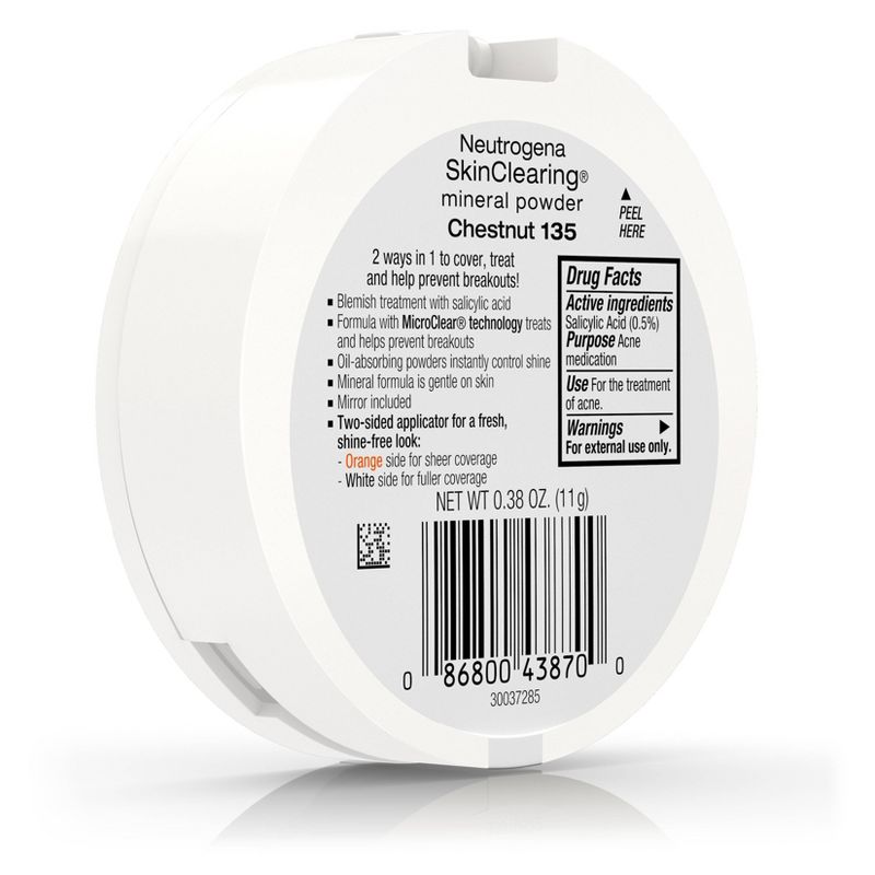 Neutrogena Skin Clearing Powder 135 Chestnut .38oz