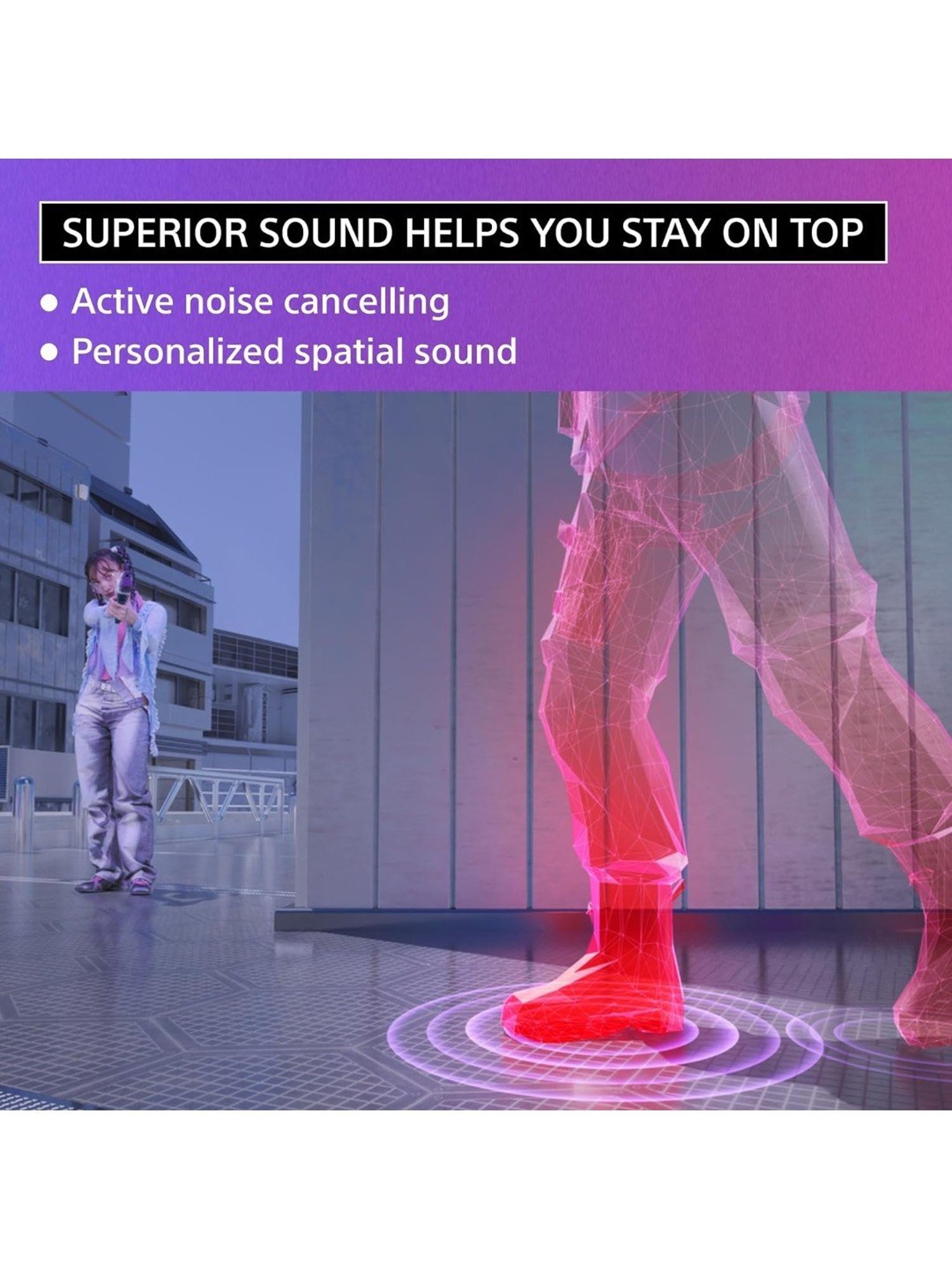 Sony INZONE WFG700N In Ear Bluetooth Earbuds with Noise Cancellation (Black, True Wireless)