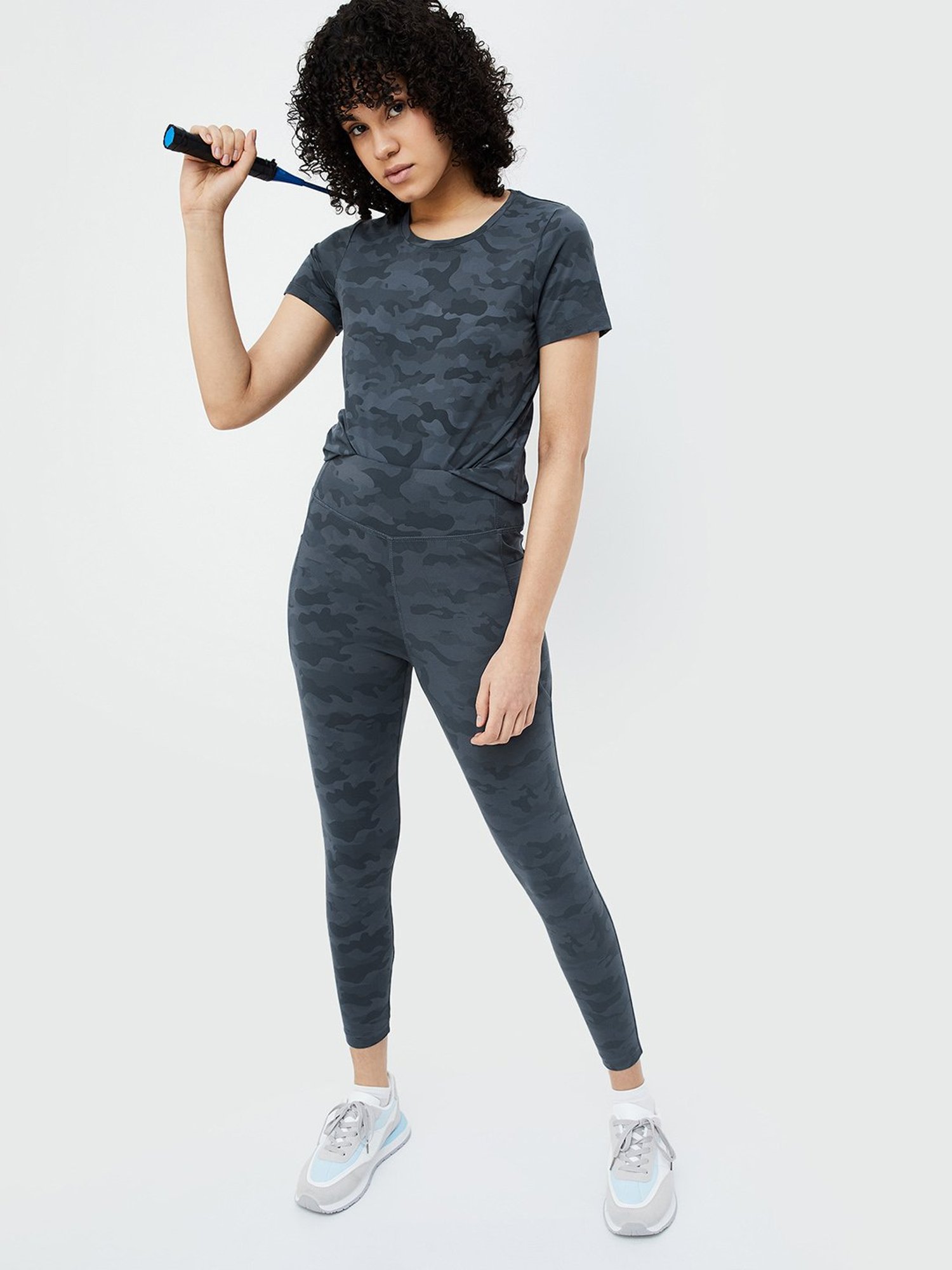 KAPPA Black Camo Print T-Shirt